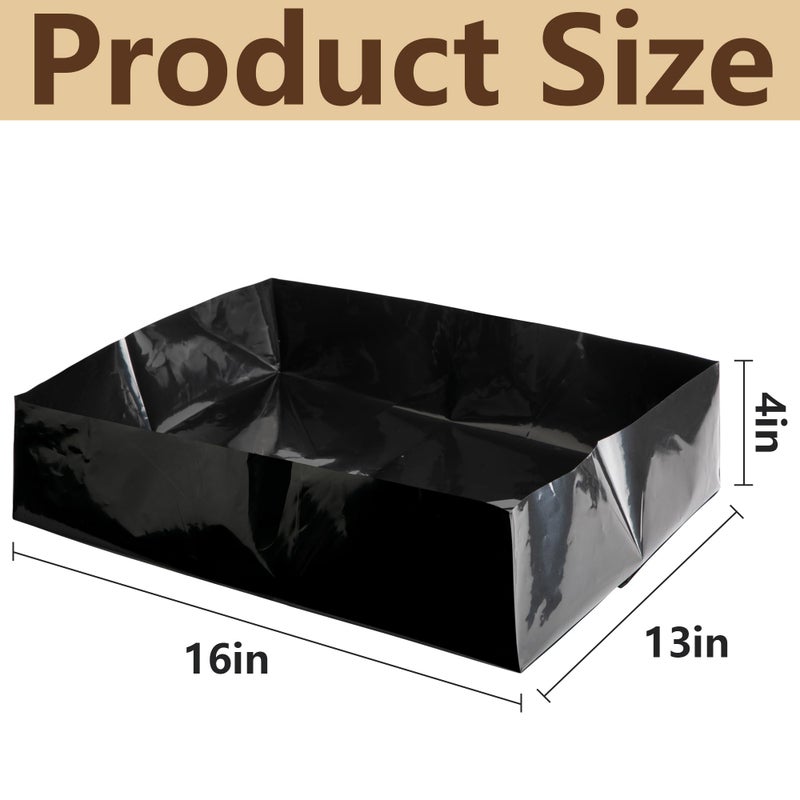 Adnee 10 Pcs Mushroom Monotub Liners-16"" x 13"" x 4"" Monotub Liner Fit Up to 48 Quart Monotub-Monotub Plastic Liners for Mushroom Growing Supplies Liner Replacement - Image 2